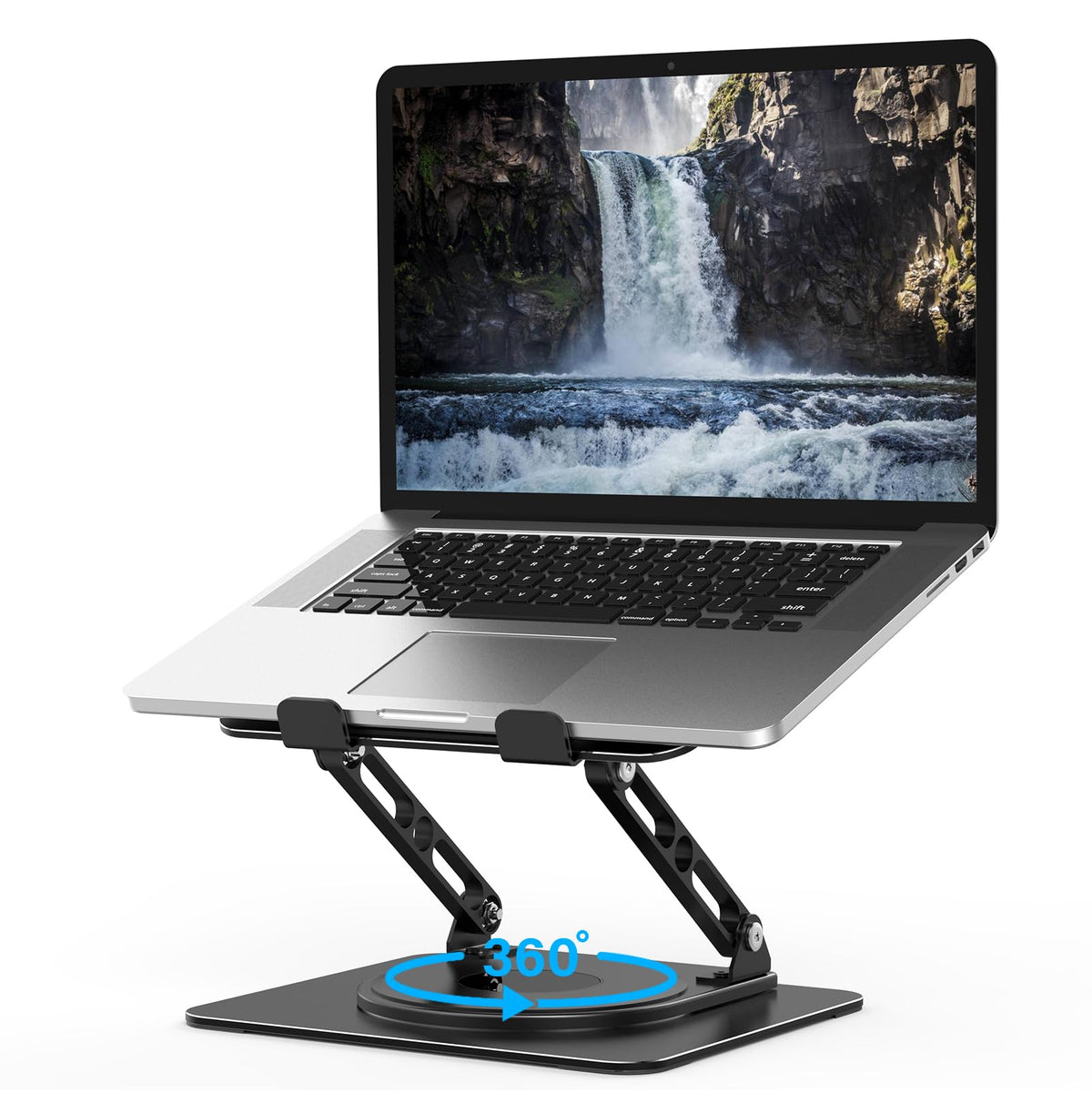 Adjustable Laptop Stand for Desk, Metal Laptop Riser Holder
