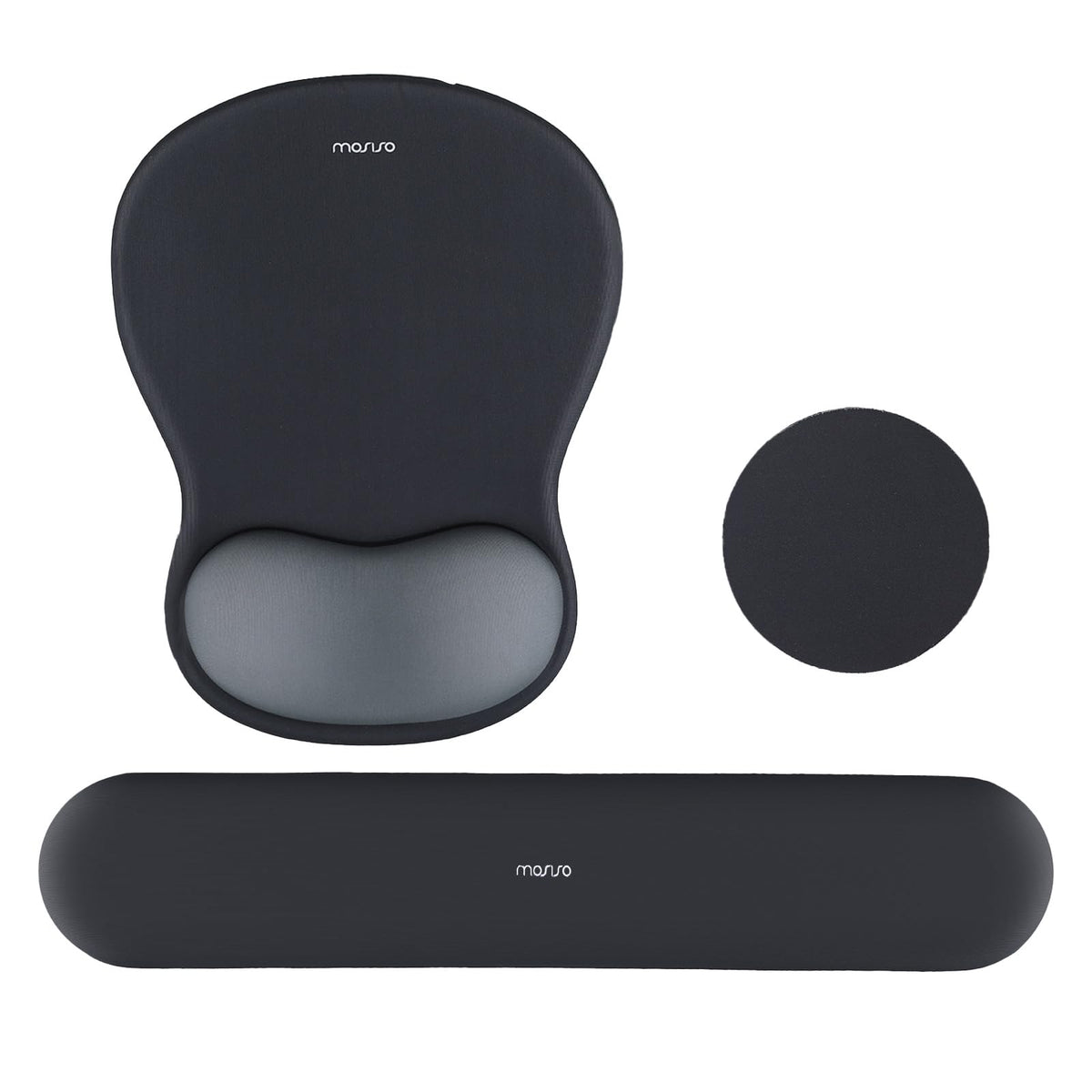MOSISO Wrist Rest Support for Mouse Pad&Keyboard Set, Green