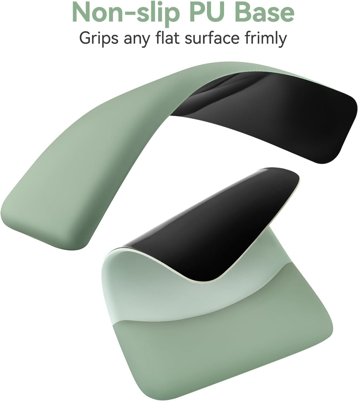 MOSISO Ergonomic Keyboard & Mouse Pad Wrist Rest Set, Antique Green