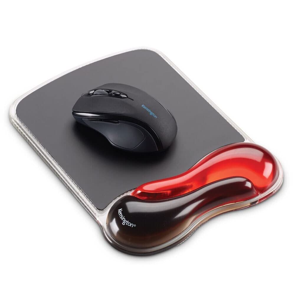 Kensington Duo Gel Mouse & Keyboard Wrist Rest Bundle Set, Ergonomic Keyboard and Mouse Pad With Wrist Support, Keyboard Wrist Rest, Computer Keyboard Pad, Cooling Gel, Non-Skid Backing, Blue K52920WW
