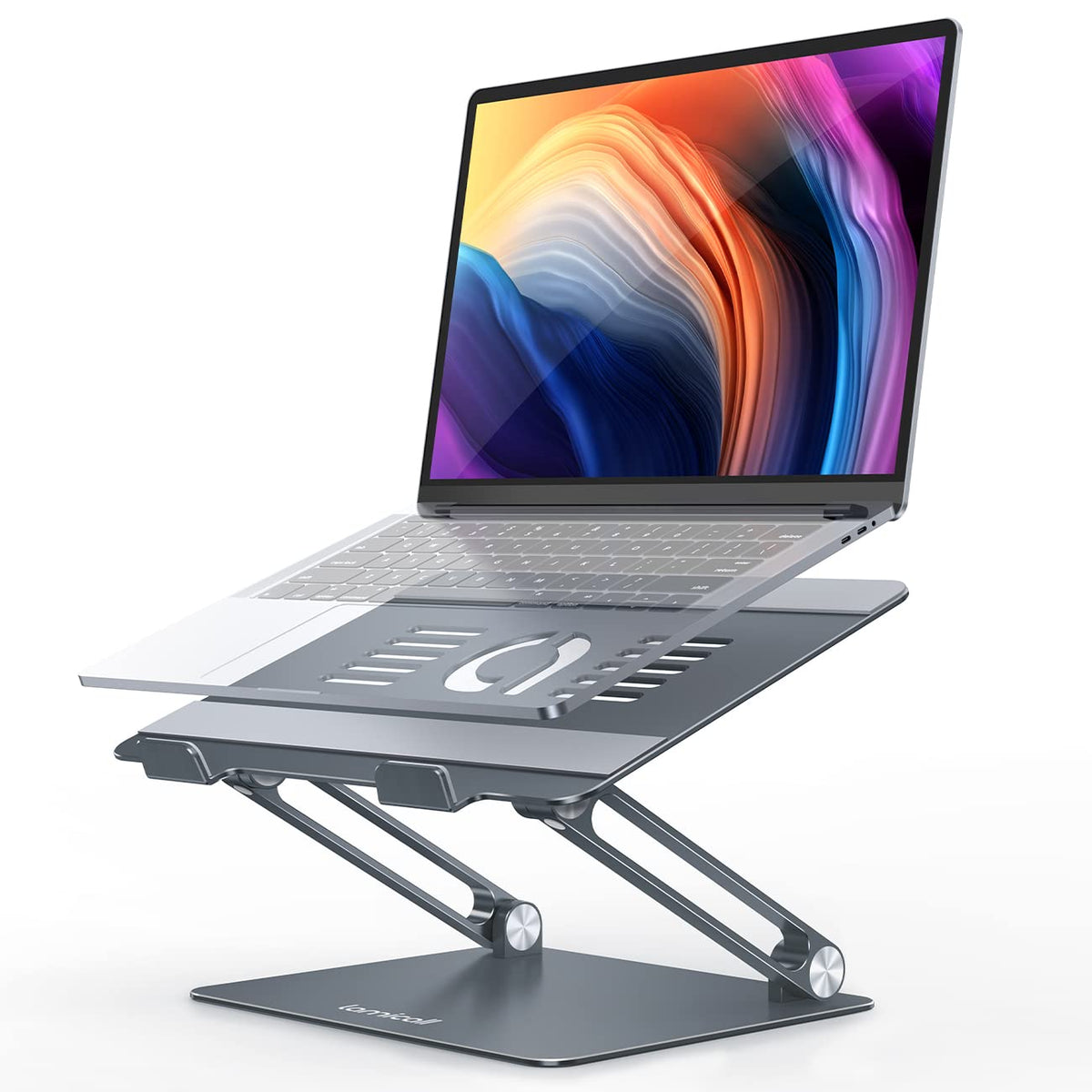 Lamicall Aluminum Laptop Stand for Desk for MacBook Air Pro Neo 10-17.3''