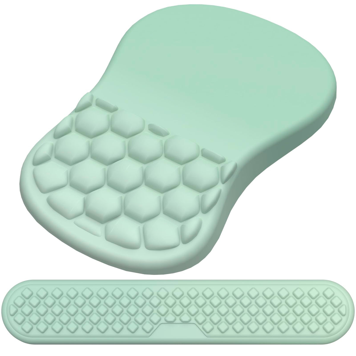 Ergonomic Mouse Pad with Wrist Support and Keyboard Wrist Rest Set