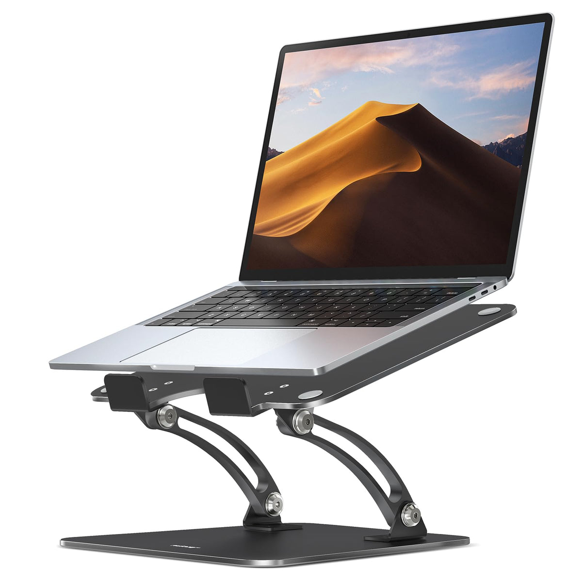 Nulaxy Fully Adjustable Laptop Stand for Desk, Dual Foldable Computer Riser