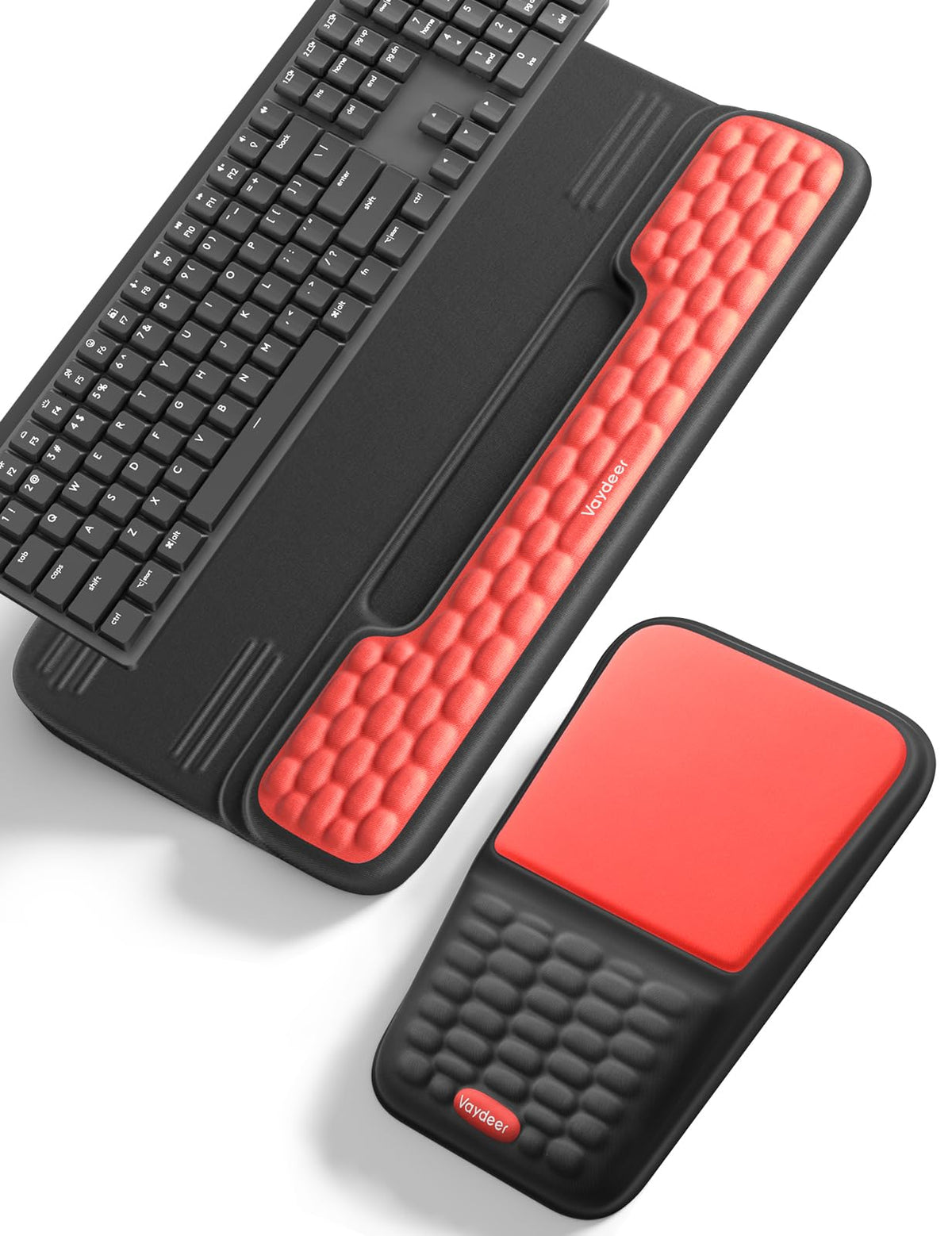 Vaydeer Keyboard Stand and Mouse Pad Set, Soft Memory Foam Wrist Rest