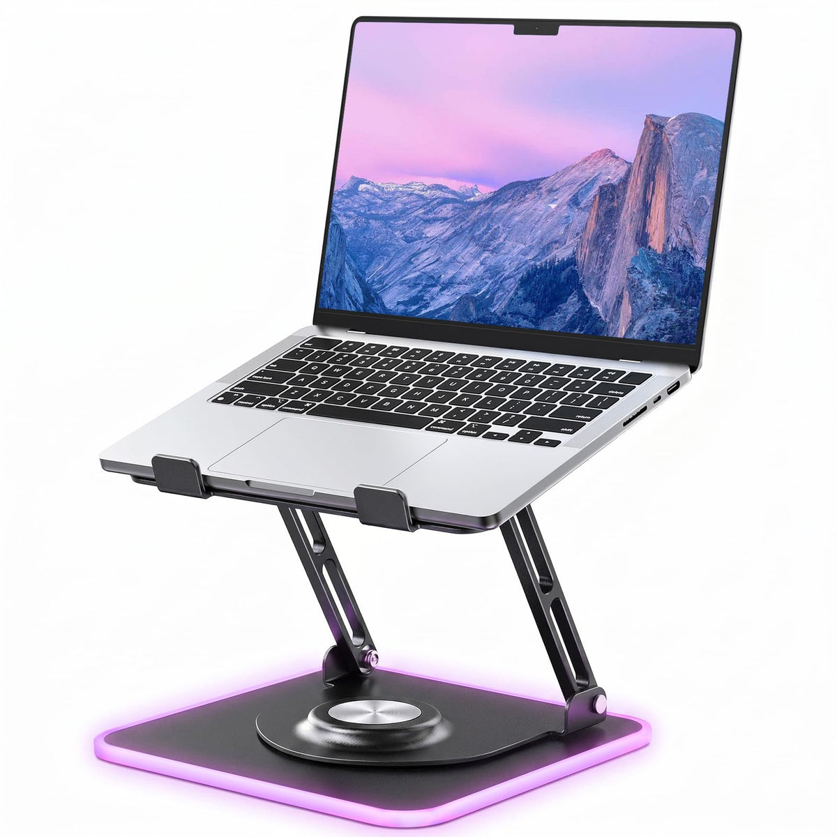 Laptop Stand for desk(360°Rotating),Aluminum laptop Riser for 10-16"Laptops