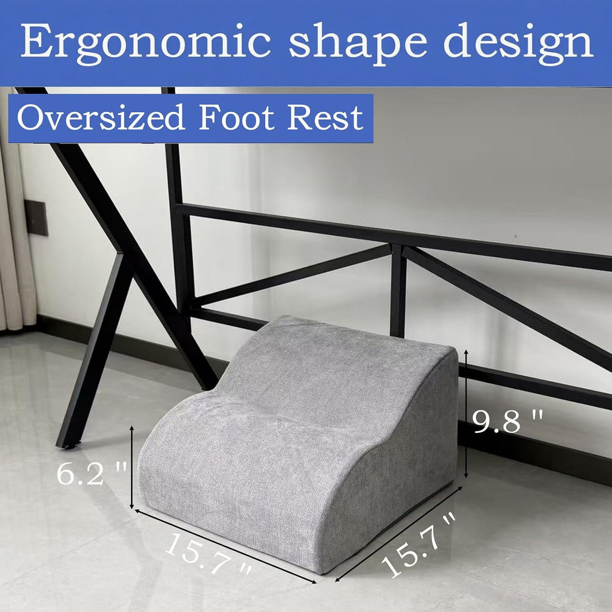 Foot Rest for Under Desk at Work.Multifunctional 3-Tier Foot Stool