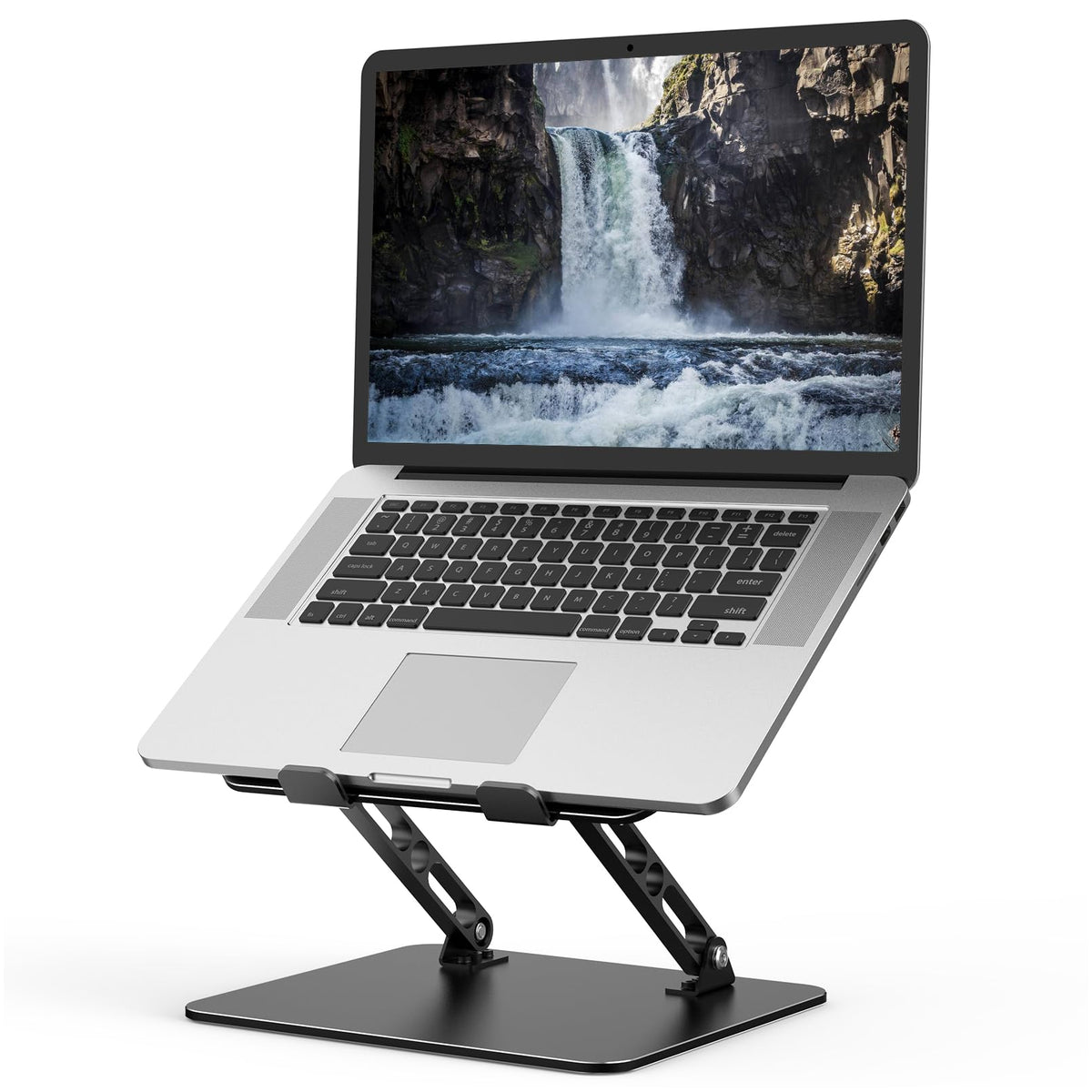 Adjustable Laptop Stand for Desk, Metal Laptop Riser Holder