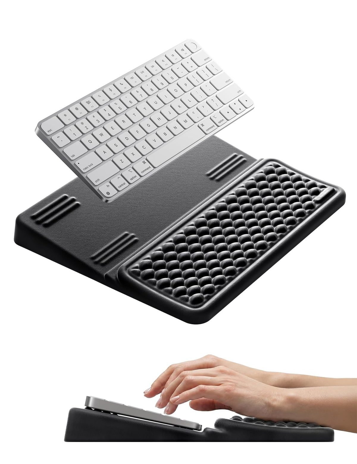 Vaydeer Wrist Rest with Keyboard Stand Computer Ergonomic Wrist Support Pad