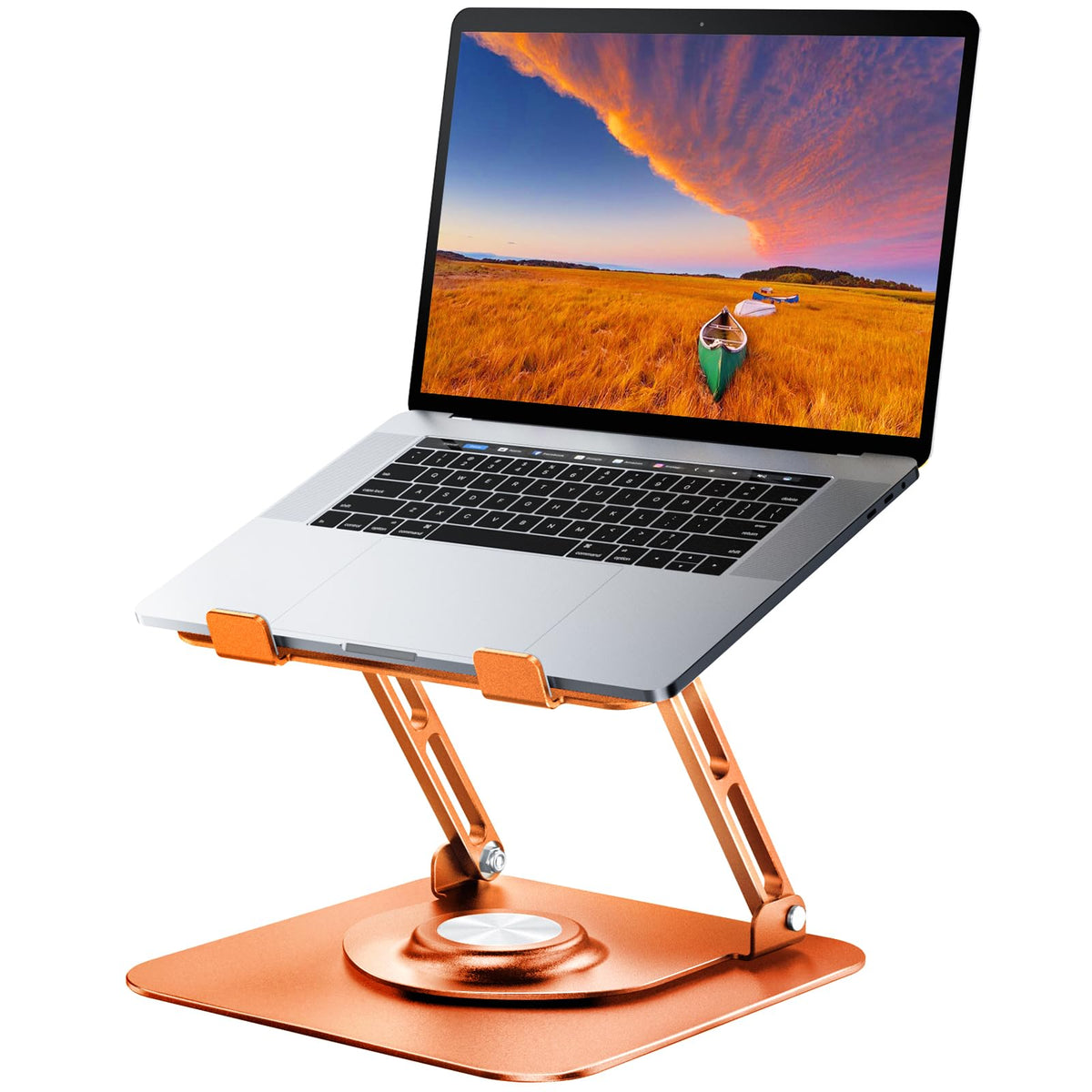 Laptop Stand for desk(360°Rotating),Aluminum laptop Riser for 10-16"Laptops