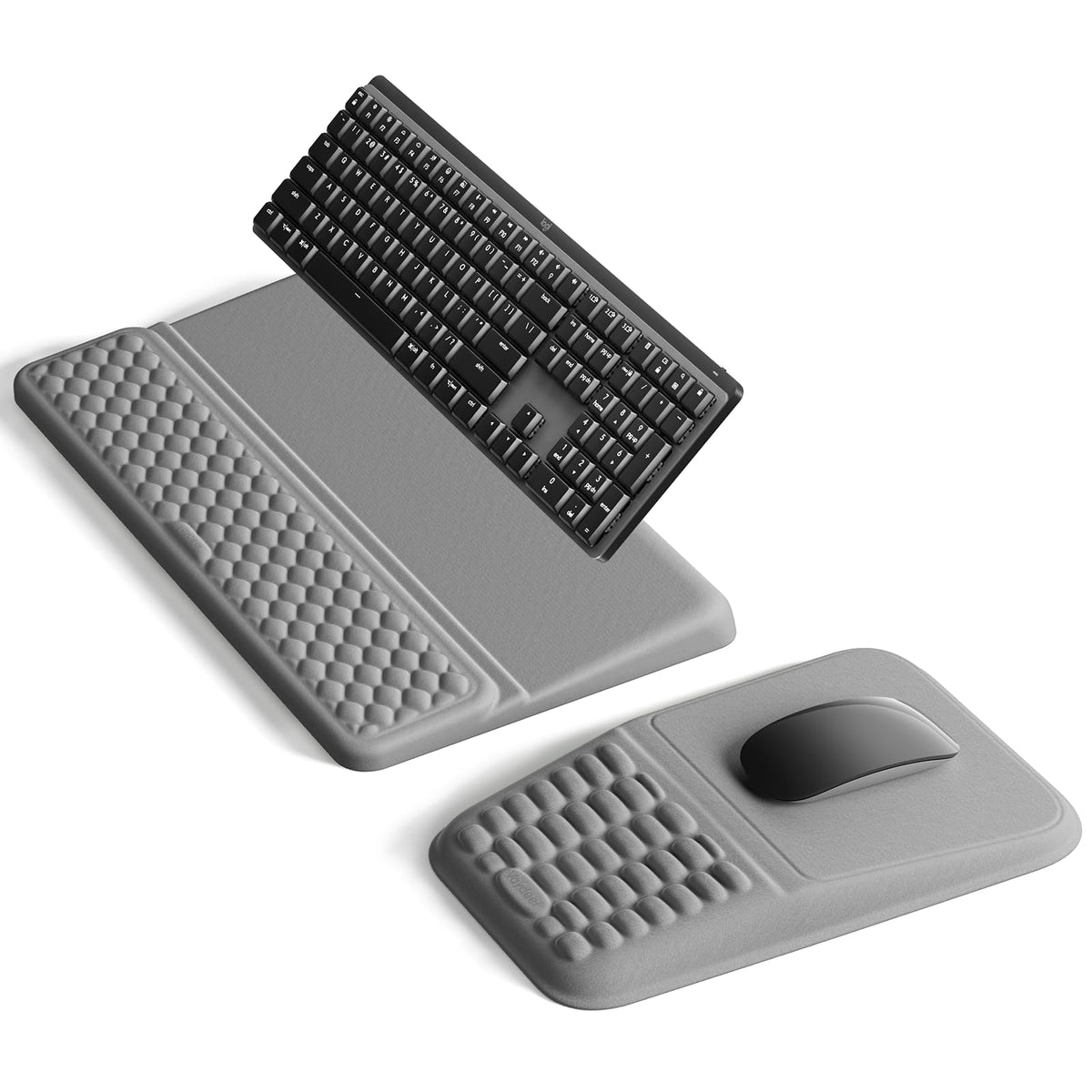 Vaydeer Keyboard Stand and Mouse Pad Set, Soft Memory Foam Wrist Rest