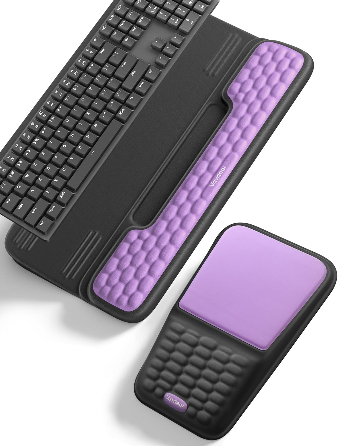 Vaydeer Keyboard Stand and Mouse Pad Set, Soft Memory Foam Wrist Rest