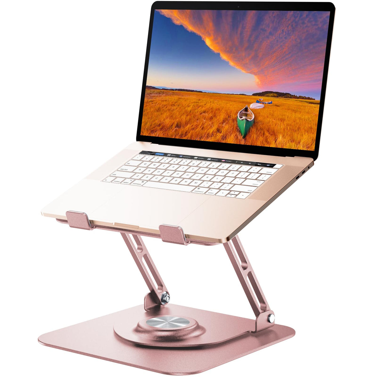 Laptop Stand for desk(360°Rotating),Aluminum laptop Riser for 10-16"Laptops