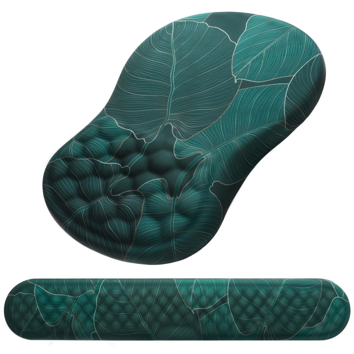 Ergonomic Mouse Pad with Wrist Support and Keyboard Wrist Rest Set