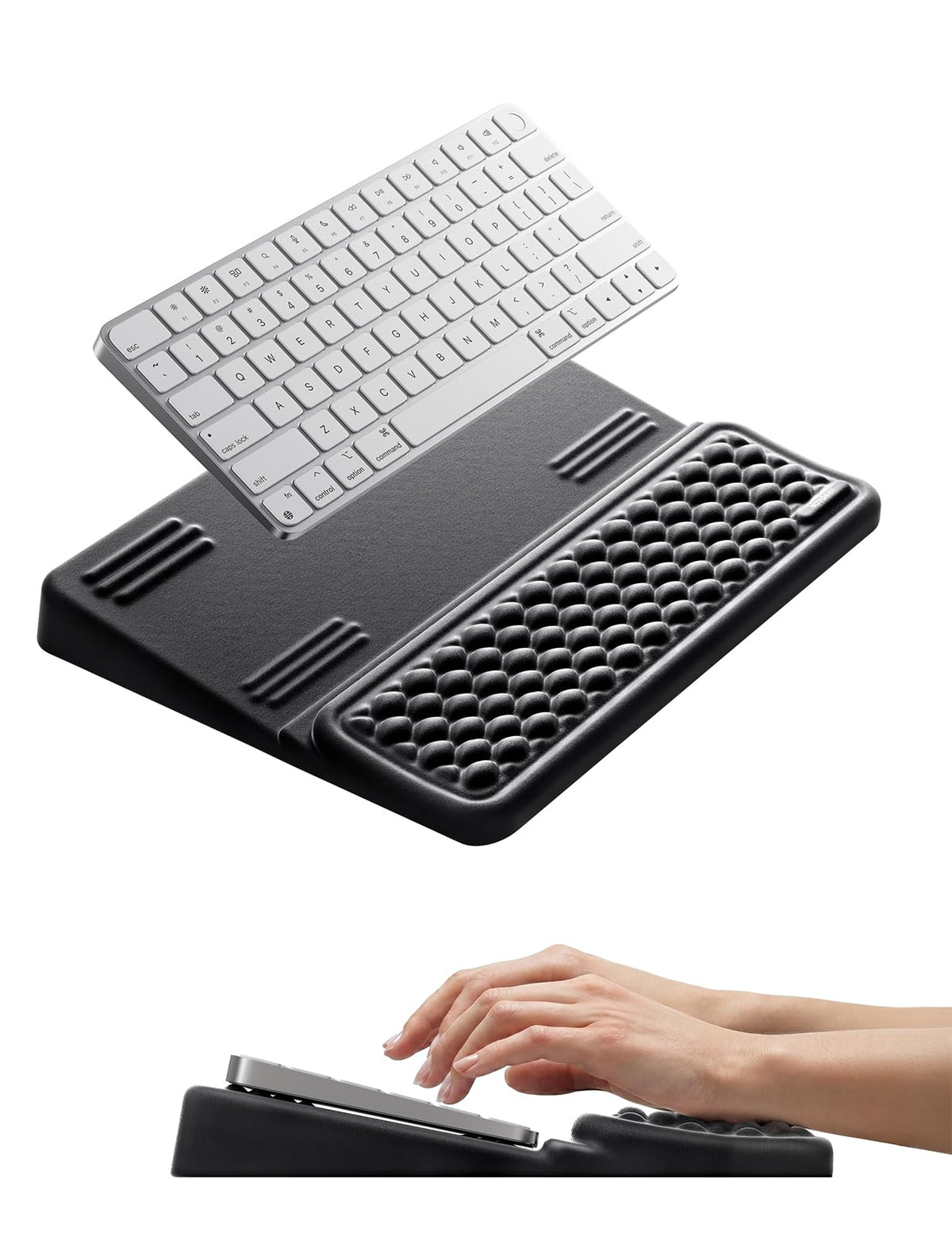 Vaydeer Wrist Rest with Keyboard Stand Computer Ergonomic Wrist Support Pad