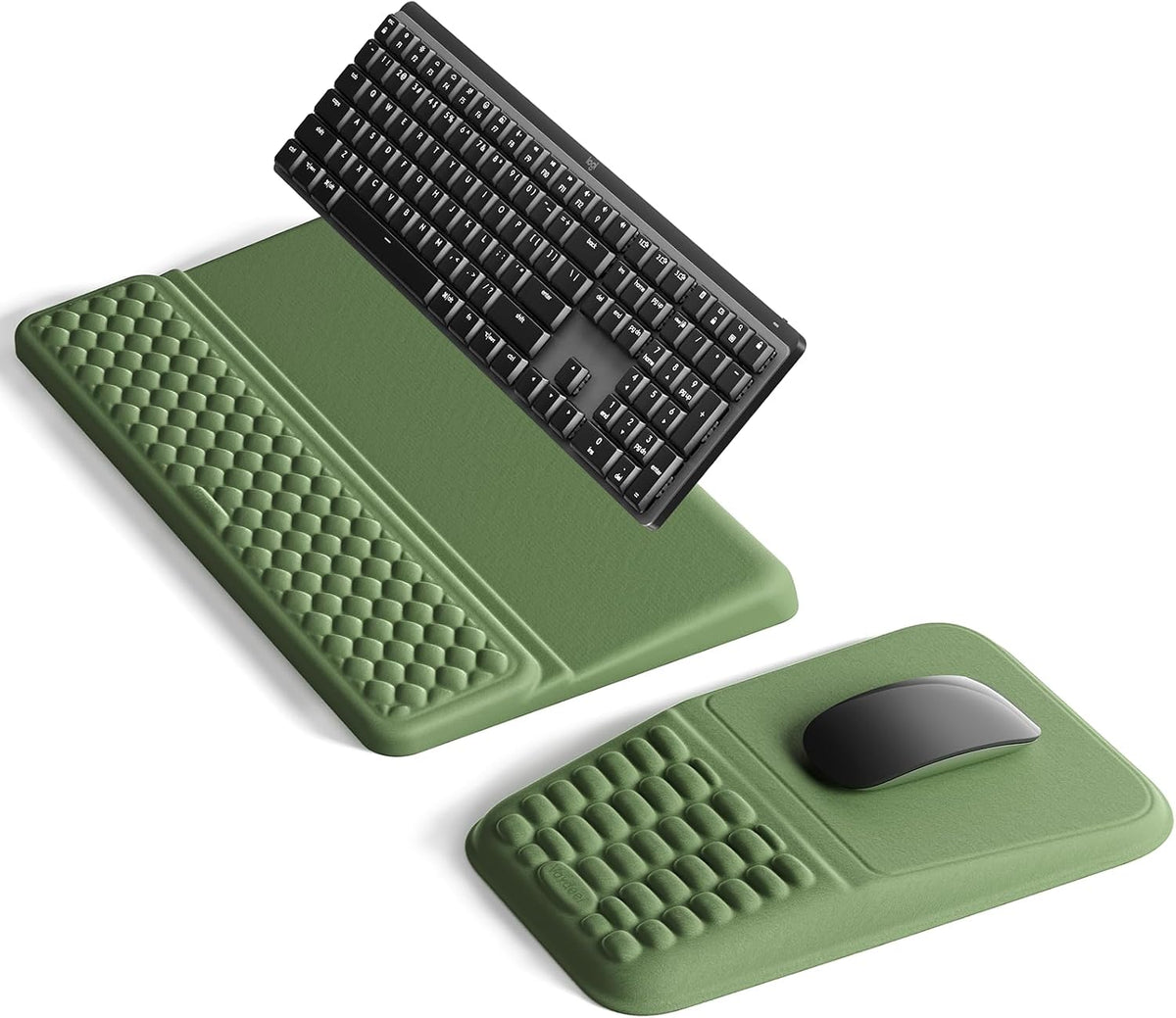 Vaydeer Keyboard Stand and Mouse Pad Set, Soft Memory Foam Wrist Rest