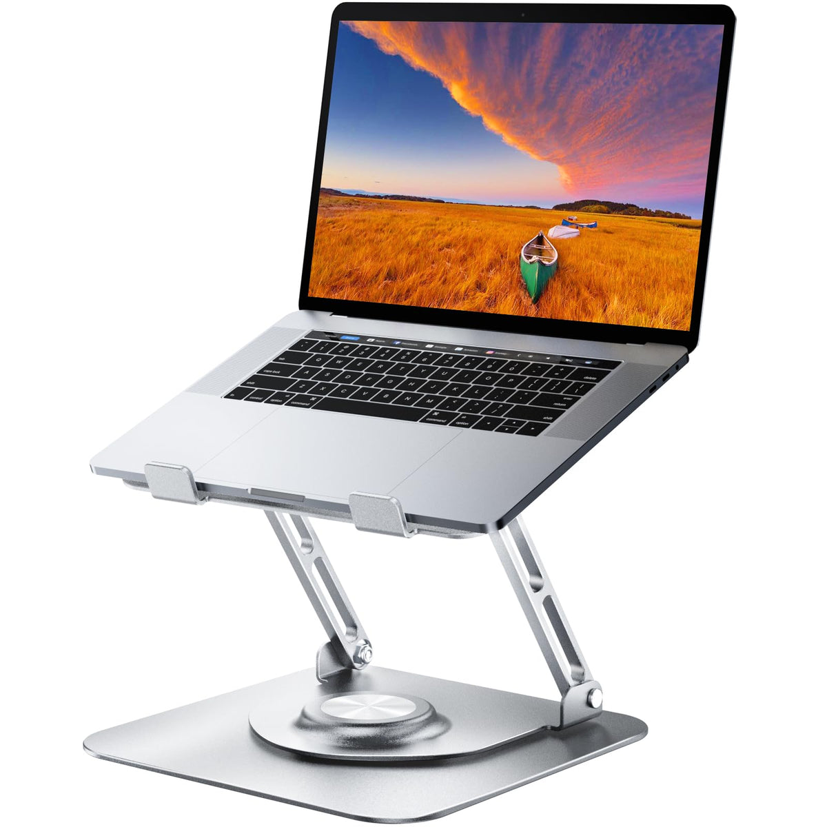 Laptop Stand for desk(360°Rotating),Aluminum laptop Riser for 10-16"Laptops