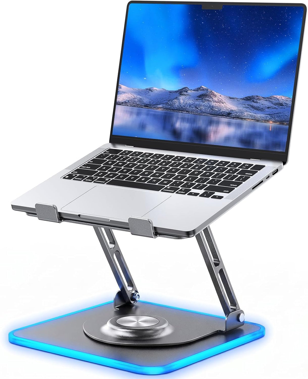 Laptop Stand for desk(360°Rotating),Aluminum laptop Riser for 10-16"Laptops
