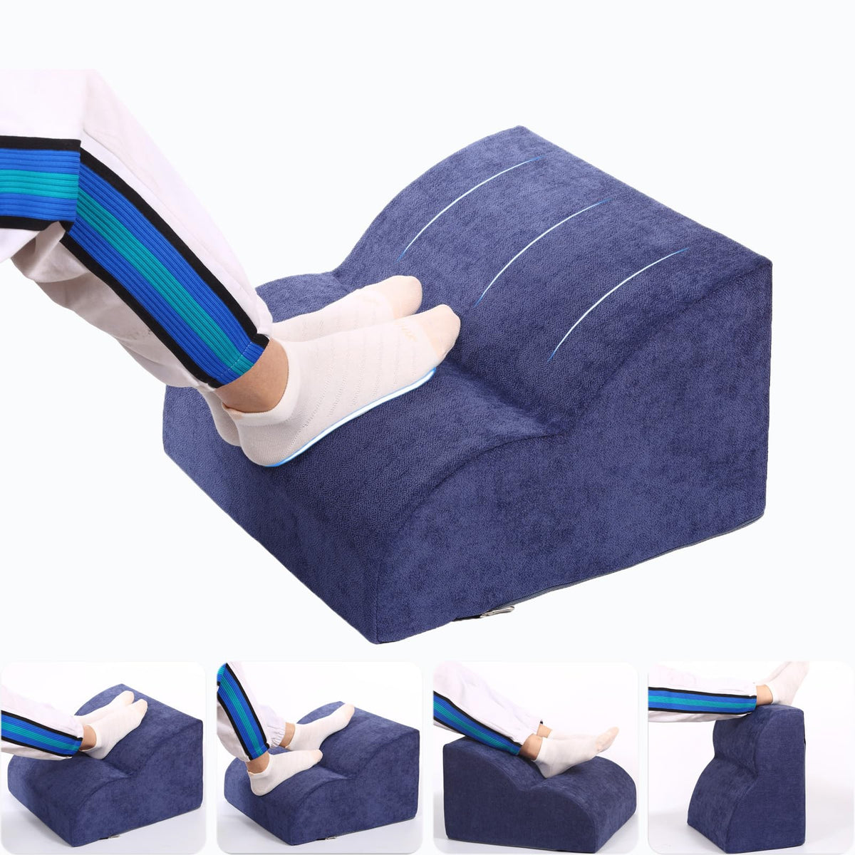 Foot Rest for Under Desk at Work.Multifunctional 3-Tier Foot Stool