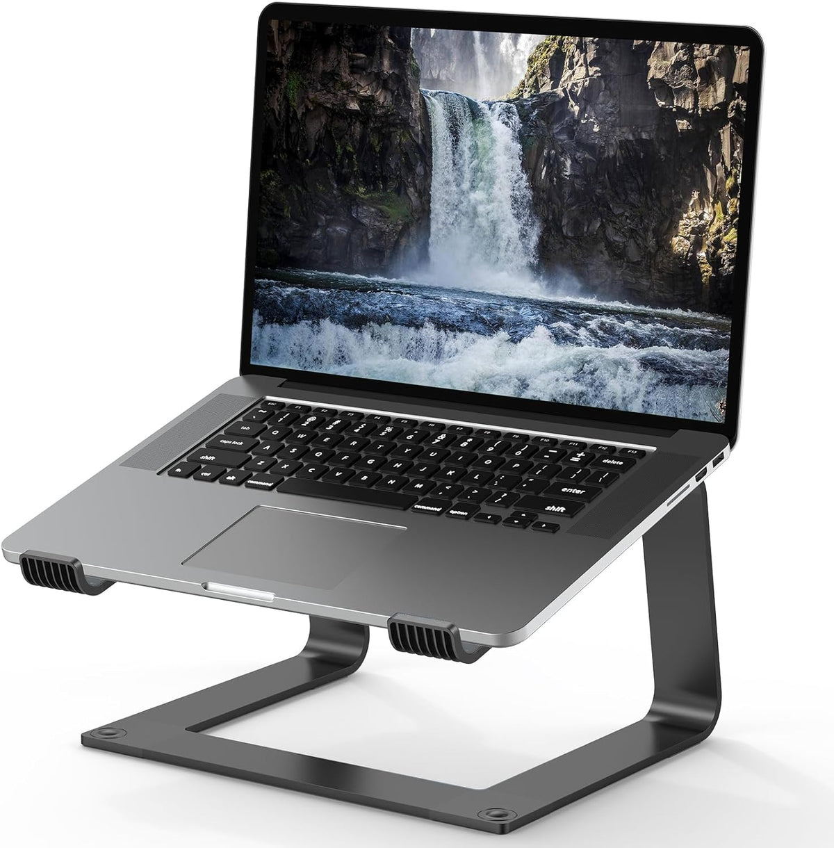 Tonmom Laptop Stand for Desk, Aluminum Laptop Riser Holder
