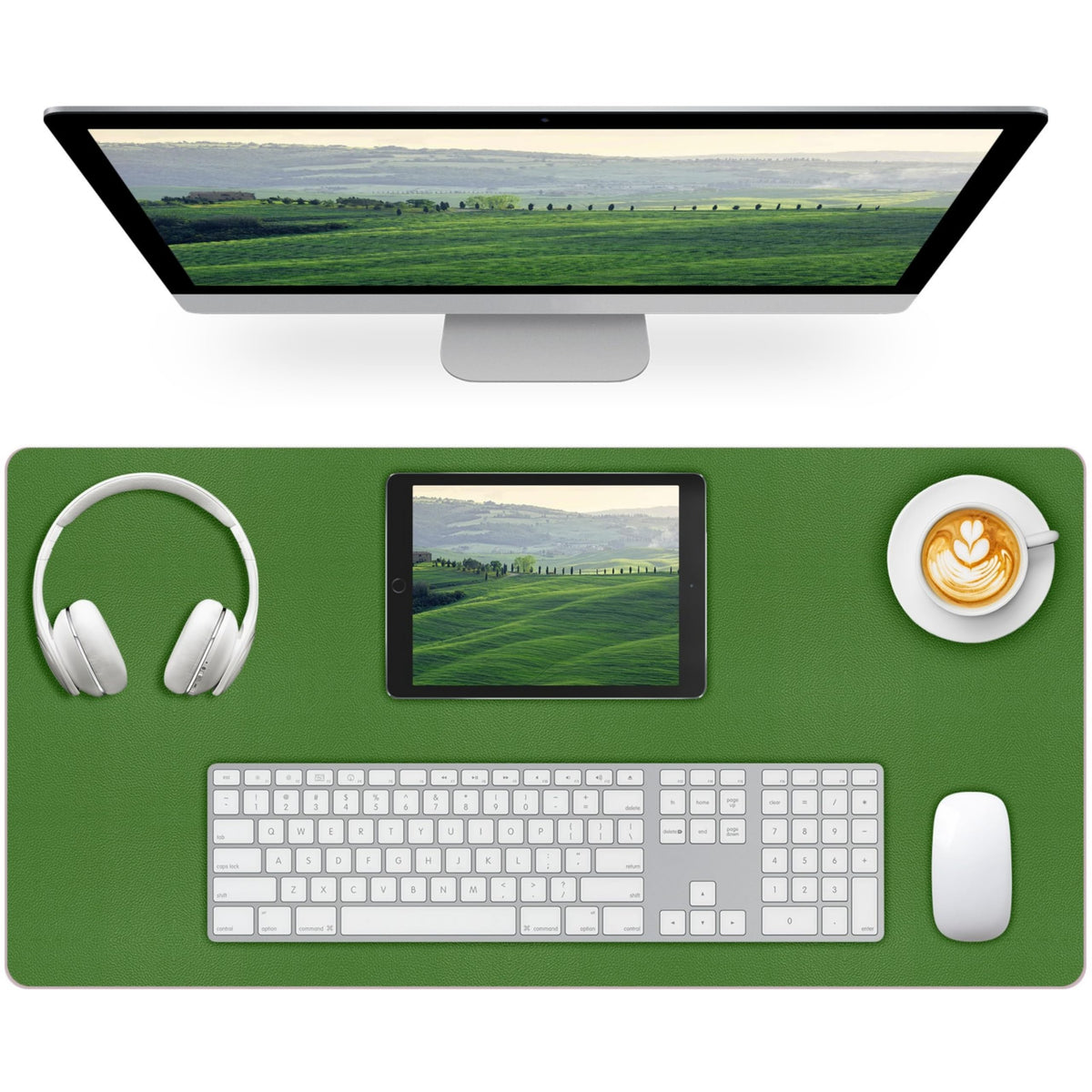 Mouse Pad and Keyboard Wrist Rest, 3-in-1 Keyboard and Mouse Pad