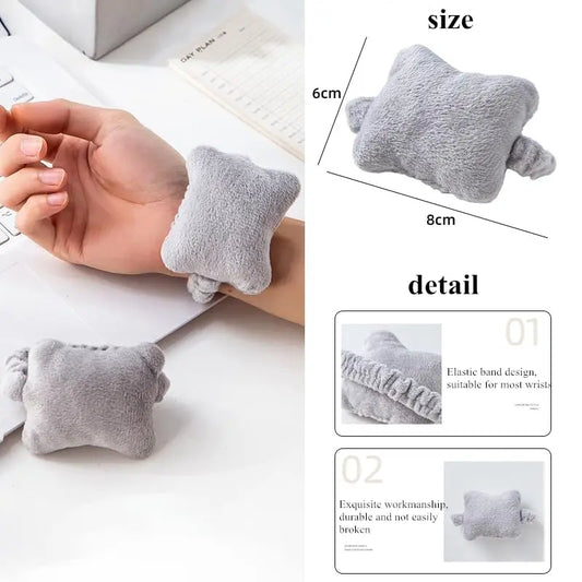 2Pcs Mouse Wrist Support, Keyboard Wrist, Ergonomic Wrist, Mouse Pad Wrist Support, Gaming Wrist, Cushion Wristband for Typing, Computer, Laptop, Office, Home & Gaming,Outdooor