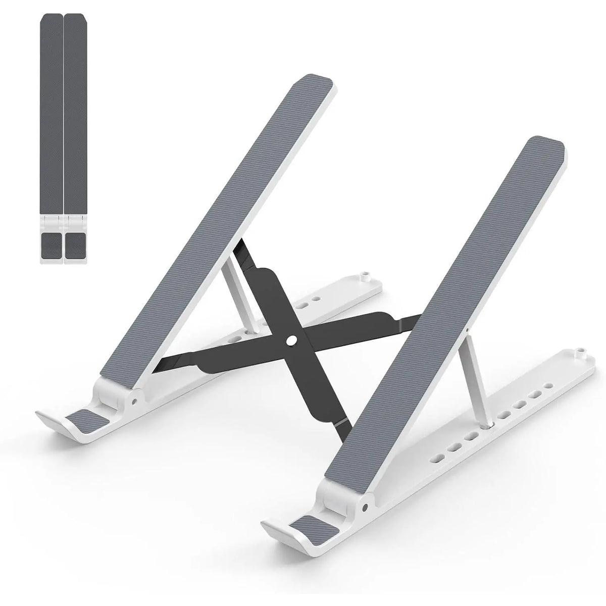 Laptop Stand for Desk, Adjustable Laptop Riser, Black