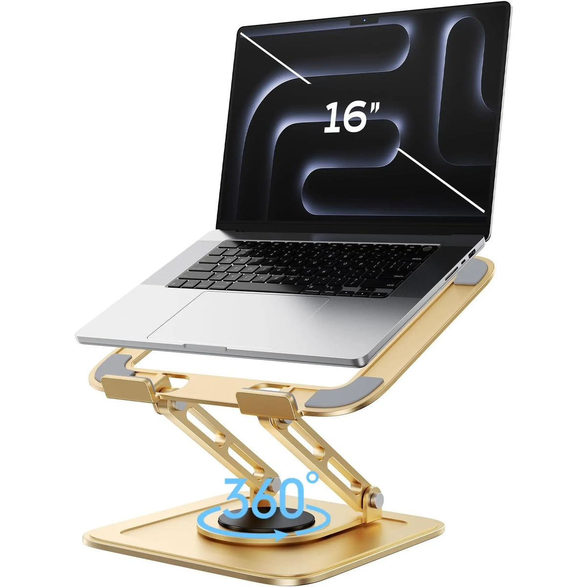 Adjustable Laptop Stand,  Stand with 360 Rotating Base