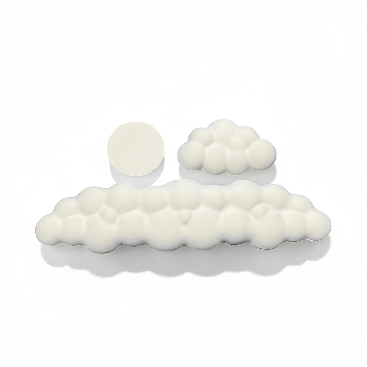 Creative Cloud-Shaped Wrist Support & Keyboard Wrist Rest Pad with Coaster, Ergonomic Hand Wrist Rest Mouse Pad Set