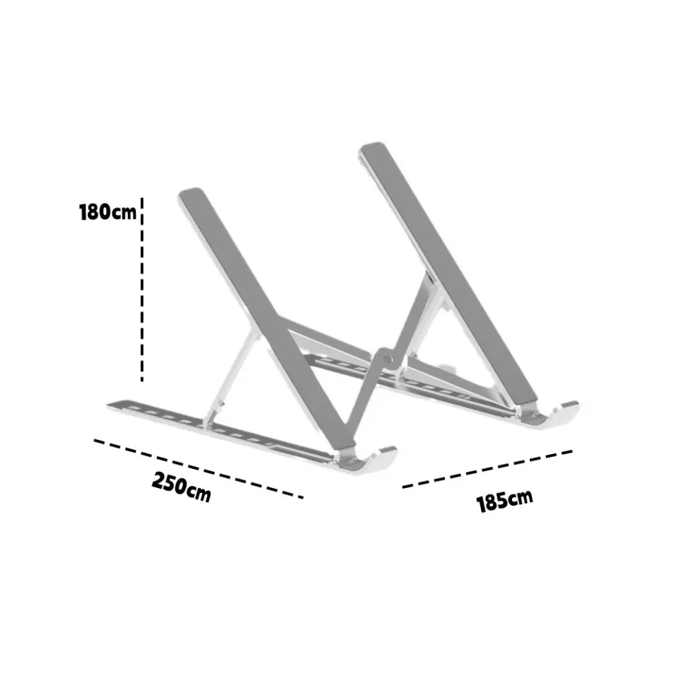 Foldable Laptop Stand Holder Riser Portable Adjustable Aluminum Notebook Stand Computer Stand 7 Angles for MacBook Tablets
