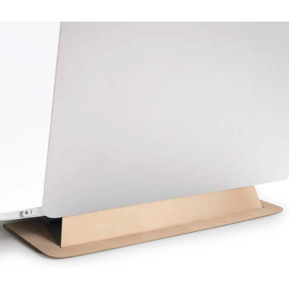 Laptop Stand for Desk, Office,  Notebook Stand, Foldable & Portable Travel FlatStand, Lightweight, Anti-Slip, Compatible with MacBook Air, Pro, and Up to 15.4" Laptops (Charcoal)