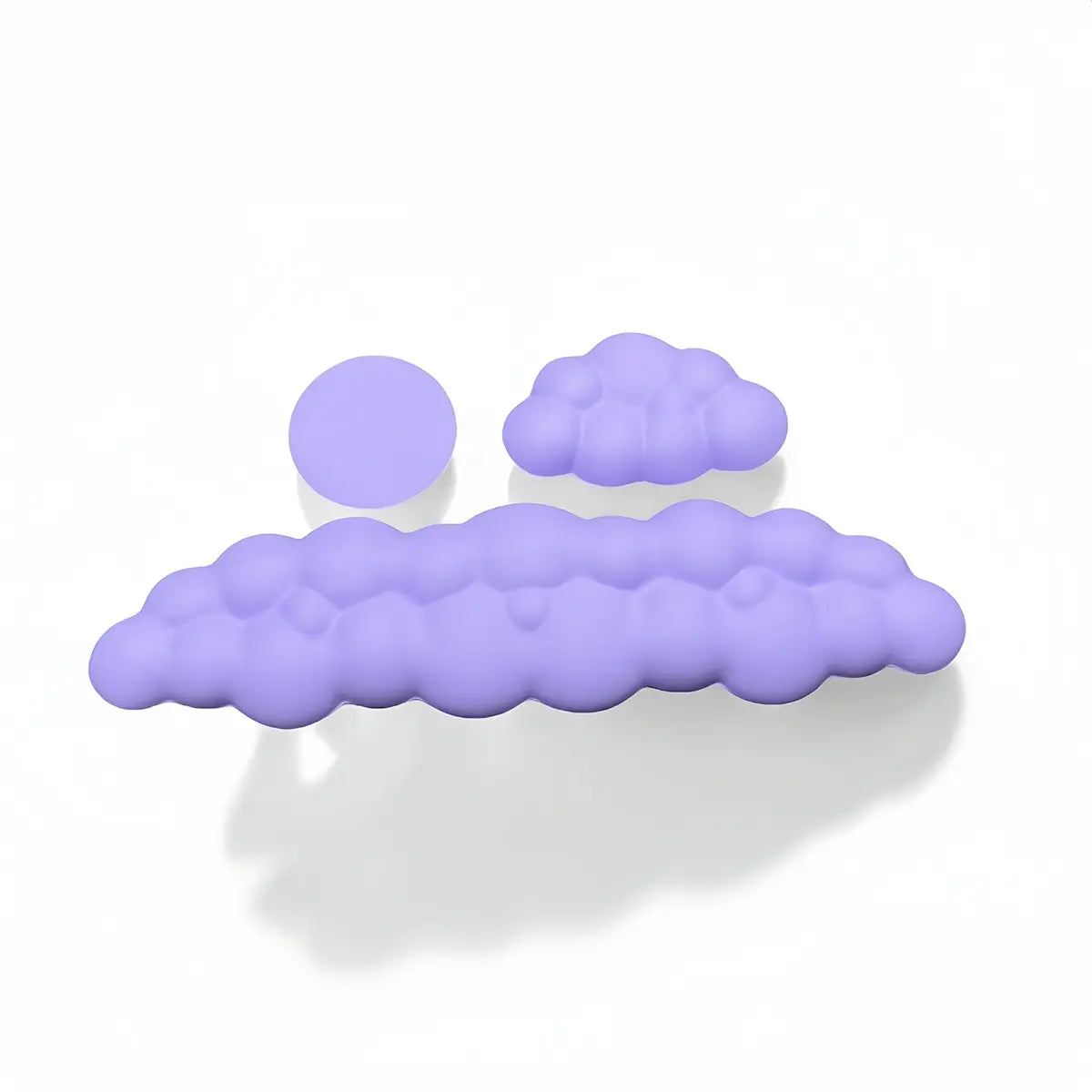 Creative Cloud-Shaped Wrist Support & Keyboard Wrist Rest Pad with Coaster, Ergonomic Hand Wrist Rest Mouse Pad Set